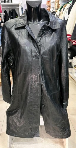 Véritable cuir manteau - véritable,