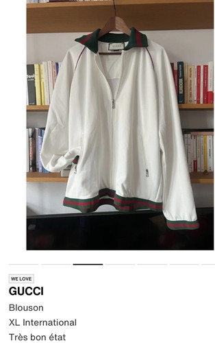 Gucci veste blouson zippée