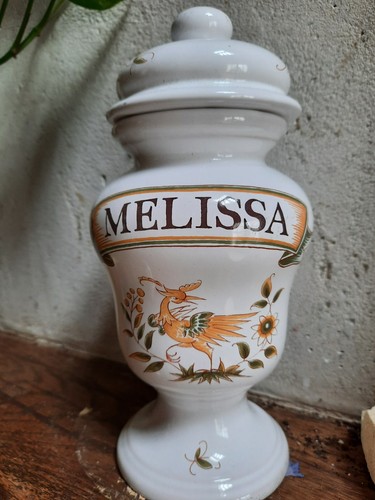 Pot pharmacie faience - a,