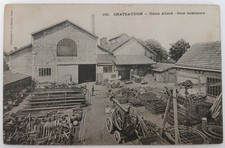 Carte Postale Ancienne Chateaudun, Usine Allard, Animation