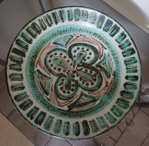 Beau plat céramique grès - beau,
