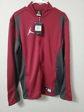 Nike Air Jordan Flight Team Full-Zip Jacket Mens Size M Tall  Maroon 924707-610