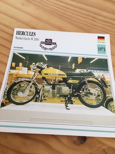 Hercules wankel sachs w2000 - sachs,