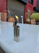 Briquet Dunhill Métal Argenté Fonctionne