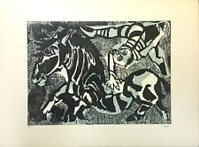 Lorjou Bernard gravure sur