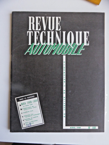 Rta revue technique - revue, automobile