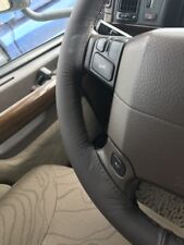 Pour Mercedes CLS-Class 04-10 Vrai Couvre Volant En Cuir Marron De Haute Qualité