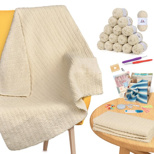 Blanket crochet kit for - crochet,