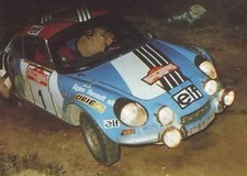 CODEX NIGHT VERSION FINISH LINE ALPINE A110 #1 WINNER SAN REMO 1973  1/12 Otto
