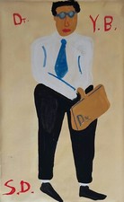 Tableau d'art populaire sur