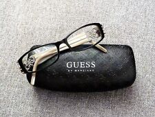 ? Monture/ Lunette de Vue Rectangle en Plastique Noir- Guess