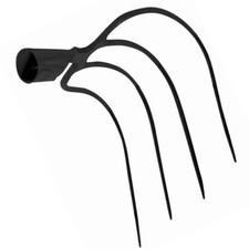 Houe de Bouse 4 Dents sans Tige – Fourche A Foin Fourche Gartengabel Noir