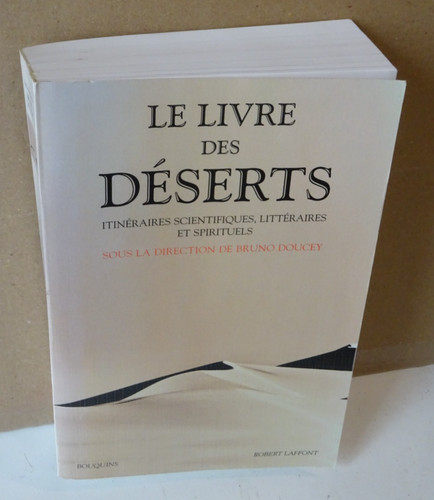 Livre des déserts - livre,