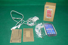 Boite + chargeur + tout les accessoires d'origine SAMSUNG GALAXY ACE 4 blanc