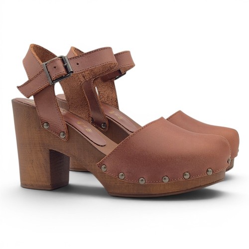 Mules suédoises cuir made - en,