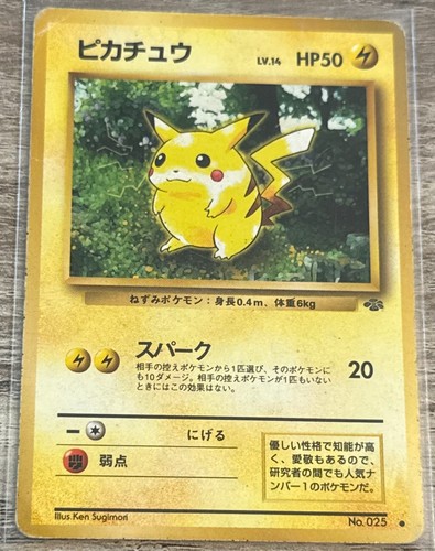 Pokemon card japanese pikachu - pokemon,