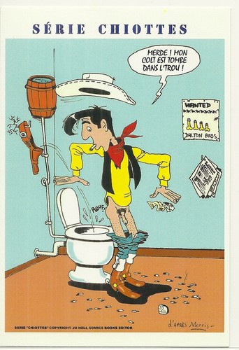Rare carte postale lucky - rare,