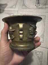 Ancien gros mortier en bronze