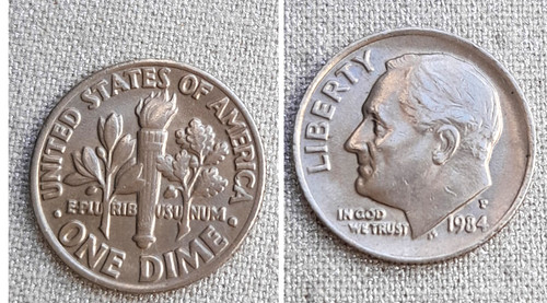 Usa piece one dime type - usa,