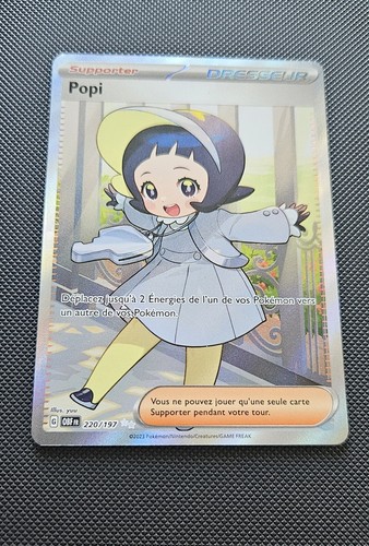 Carte pokémon popi full art - pokémon,