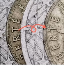 pièce 2 euros rare fautée France Arbre 2001