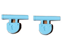 PLAYMOBIL X2 SERRURES GRISES