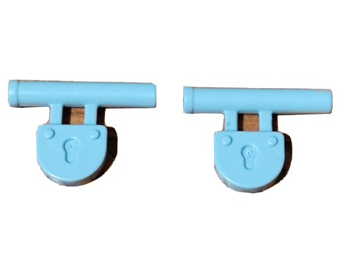 Playmobil serrures grises - playmobil, x2