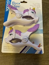 1 Set of BOCA CLIPS Unicorn