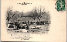 87 Au pays de la chabrette, le foirail.