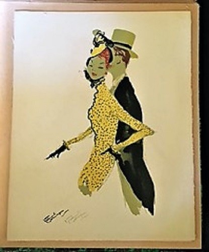 Jean gabriel domergue - domergue, "couple
