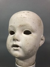 K&R SIMON & HALBIG 117 90 Ancienne grande TÊTE DE POUPÉE Porcelaine Allemande