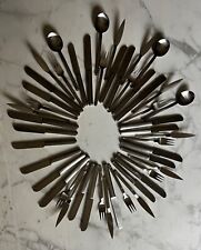 Partie de ménagère Carlo Hugo POTT à SOLINGEN acier chromé de 47 pièces 1975