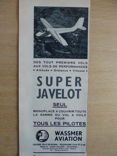 1963 1964 pub wassmer - wassmer, aviation