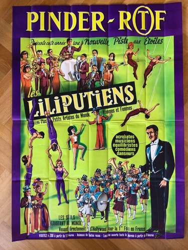 Affiche cirque pinder ortf - du,