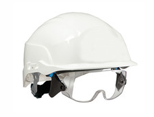Casque de chantier à visiere
