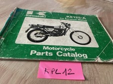 Kawasaki KE125 A7 A8 parts list liste catalogue pièces détachées KE 125