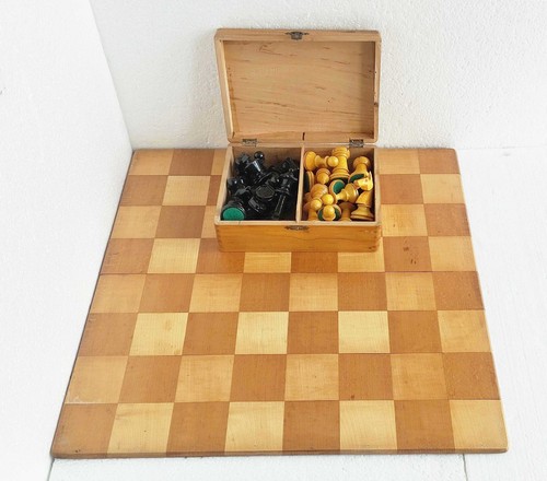 Ancien jeu échecs allemand - jeu, d'échecs