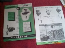2 PROSPECTUS   PUBLICITAIRES  TREUIL - PALAN    ELECTRIQUES  VERLINDE