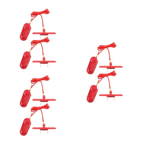 6pcs reusable red abs - 6pcs,