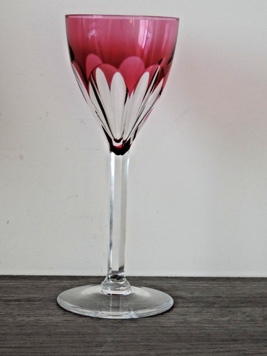Verre sur pieds facettes - sur,