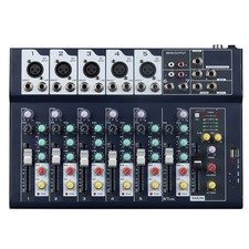 Professional Mixer | 7-Channel 2-Bus Mixer/w USB Audio Interface for Recordin...