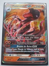 CARTE POKEMON RARE NEUVE MALAMANDRE GX 200 PV 25/147 PA V NI EX SOLEIL ET LUNE