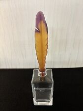 Carafe à whisky Hilton et Mc Connico plume cristal Daum France modèle3