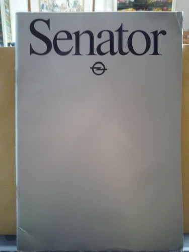 Opel senator 1981 document - opel,