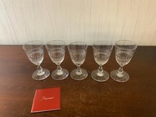 5 verres à vin modèle 'Nancy / Dombasle' en cristal de Baccarat prix à la pièce