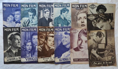 Lot x12 revues cinéma - , années