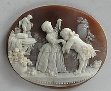 19è CAMEE COQUILLAGE ANCIEN