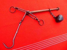 Peson balance fléau bois - peson, à