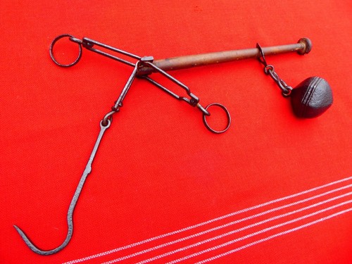 Peson balance fléau bois - peson,