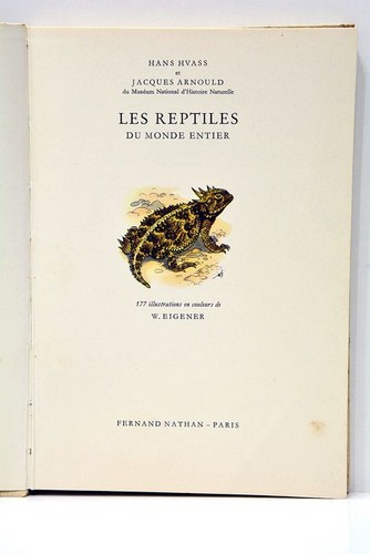 Les reptiles monde entier - du,